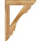 Ekena Millwork Olympic Slat Rough Sawn Bracket, Western Red Cedar, 4"W x 26"D x 34"H BKT04X26X34OLY06RWR - alternate 3